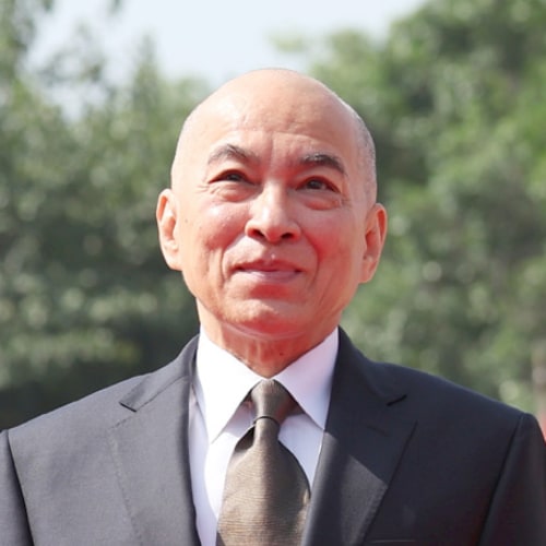 Rei do Camboja Norodom Sihanouk